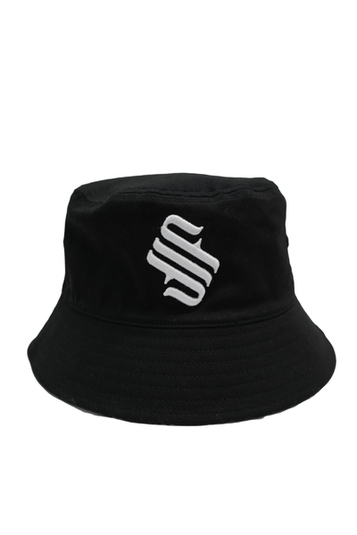 White Logo Manifest Bucket Hat