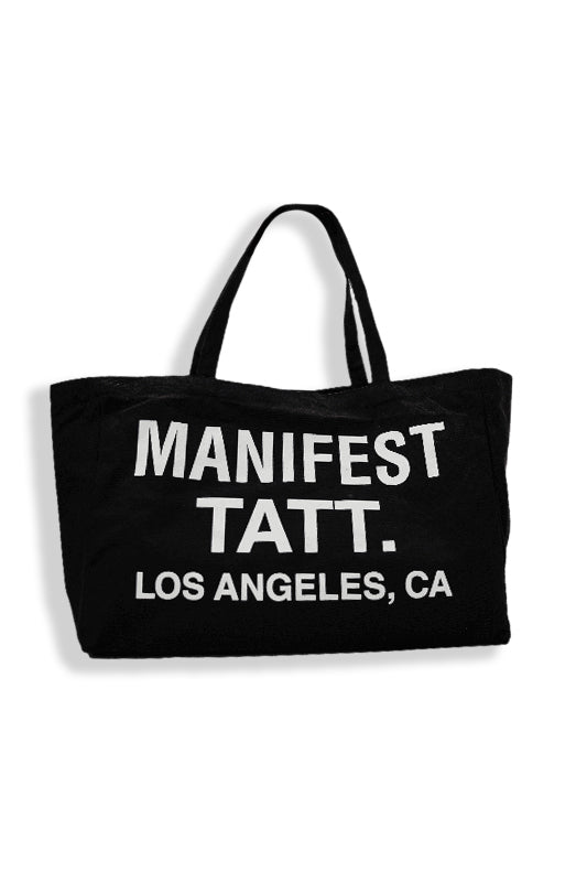 "MANIFEST TATT." Totes bag