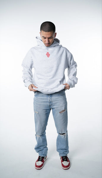 Manifest White/ Heather Grey Hoodies